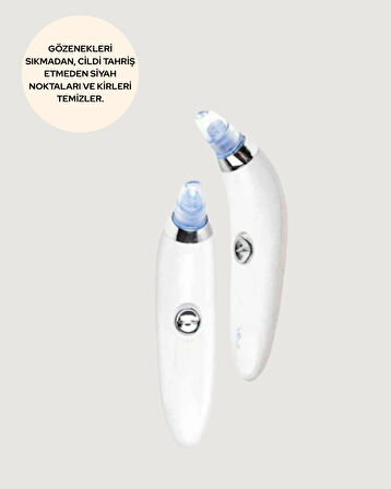 Cilt Dostu Vakumlu Siyah Nokta Temizleyici – Siyah Nokta Yağ ve Makyaj Kalıntıl