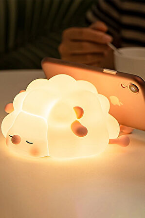 K1156 Dekoratif Gece Lambası Kuzu-(5796)