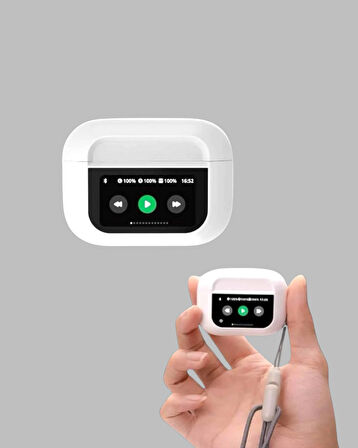 Dokunmatik Ekranlı Bluetooth Kulaklık ANC Gürültü Önleme Suya Dayanıklı