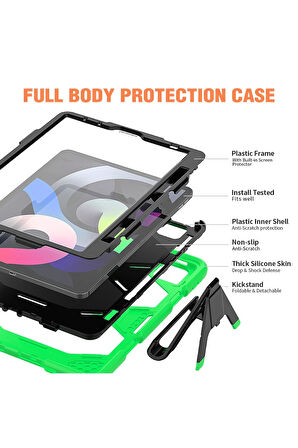 iPad Pro 11 (2020) Kılıf Griffin Tablet Kapak - Yeşil-(5796)