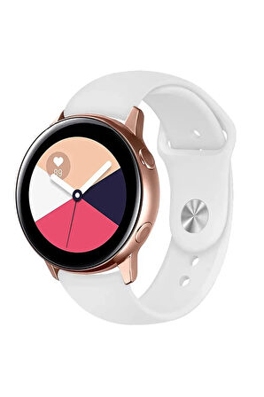 Watch 22mm Klasik Kordon - Beyaz-(5796)