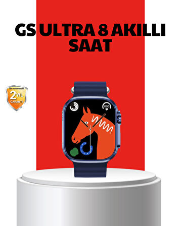 Akıllı Saat 360 mAh Çoklu Spor Modlu Lacivert Siyah Kordon