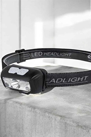 Kafa Lambası Kamp Lambası Sensörlü Şarjlı Ayarlanabilir