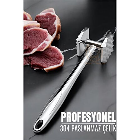 HSNET Et Tokmağı 2 Taraflı 304 Paslanmaz Çelik