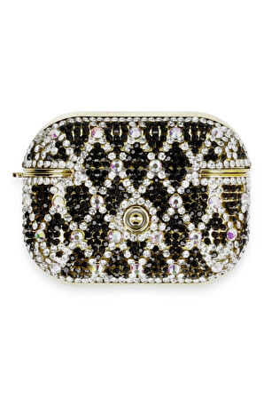 Airpods Pro 2 (2.nesil) Klor Taşlı Kılıf - Desen 3-(5796)