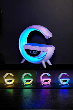 Android Uyumlu Akıllı Bluetooth Hoparlör Kablosuz Şarj Cihazı Standı