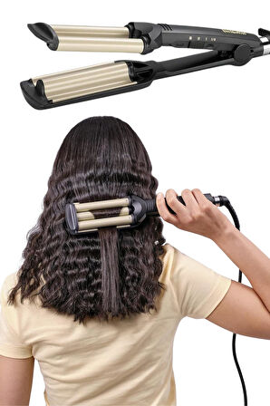 Saç Şekillendirici Wag Maşa Su Dalga Maşası Tüm Saç Tiplerine Uygun