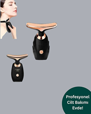 Yüz ve Boyun İçin Cilt Sıkılaştırıcı Masaj Cihazı