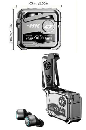 Gecikme Önleyici Oyuncu Kulaklığı Bluetooth Bağlantılı ANC Özelliği 5.0 Blu