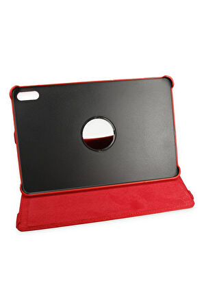 Huawei MatePad Air 11.5 Kılıf 360 Tablet Deri Kılıf - Kırmızı-(5796)