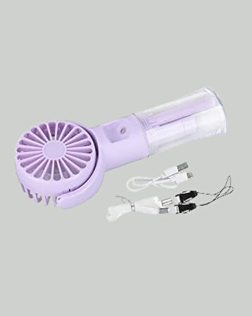 Taşınabilir Şarjlı Su Buharlı Mini Klima Fan