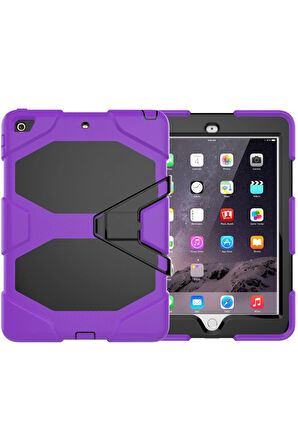 iPad 5 Air 9.7 Kılıf Griffin Tablet Kapak - Mor-(5796)