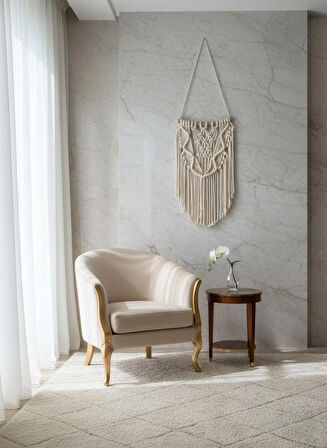 Makrome Duvar Süsü Büyük Boy