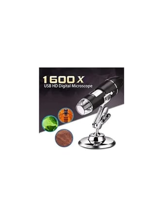 Luve Store 1600X USB Dijital Mikroskop 2MP Kamera 8 LED Işıklı Ayarlanabilir Metal Standlı