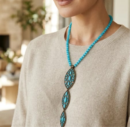 MK Design JewelryTurquaz Kolye