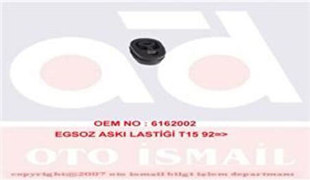 MKS 402 Egsoz Askı Lastiği Transit T12 T15 94-00 Fiesta IV 95-02 Escort VII 95-99 Mondeo 93-00 Cougar 98-00 81AB5A262AC