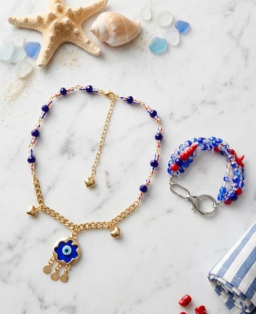 MK Design Jewelry Nazar Boncuklu Kolye ve Bileklik