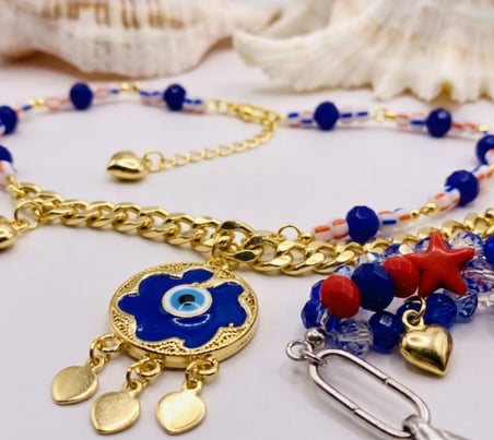 MK Design Jewelry Nazar Boncuklu Kolye ve Bileklik