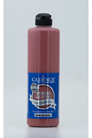 Hybrid Multisurface Simli Akrilik Boya 500ml - Hsg-096 Mercan - Çok Renkli