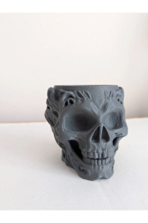 Just3dprintings Kafatası Şeklinde Kalemlik
