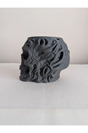Just3dprintings Kafatası Şeklinde Kalemlik