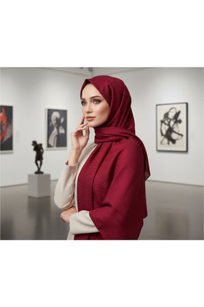 Moda Kaşmir Safir Kadın Eşarp 1