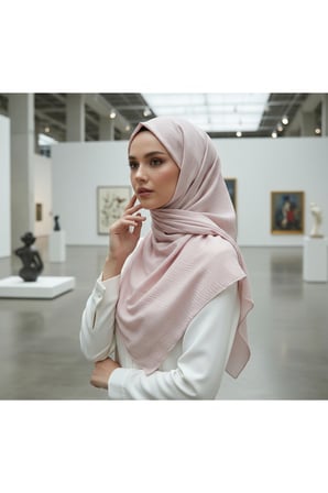 Moda Kaşmir Safir Kadın Eşarp 1
