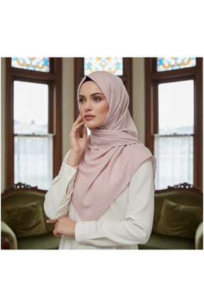 Moda Kaşmir Safir Kadın Eşarp 1