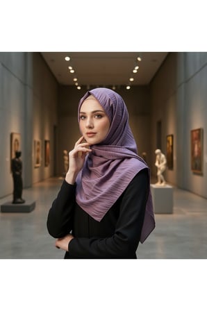 Moda Kaşmir Safir Kadın Eşarp 1