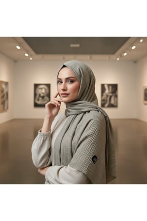 Moda Kaşmir Safir Kadın Eşarp 2