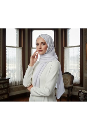 Moda Kaşmir Safir Kadın Eşarp 2