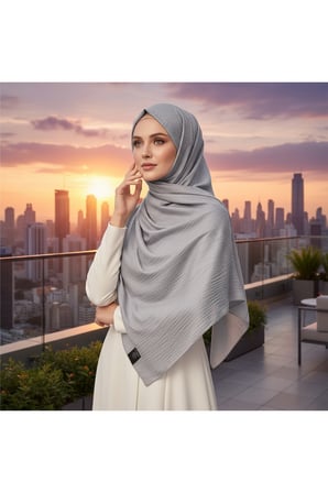 Moda Kaşmir Safir Kadın Eşarp 2