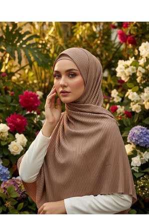 Moda Kaşmir Satır Çizgili Pamuklu Şal