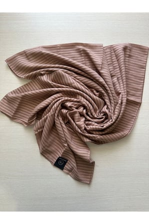 Moda Kaşmir Satır Çizgili Pamuklu Şal