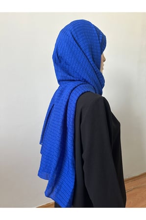 Moda Kaşmir Satır Çizgili Pamuklu Şal