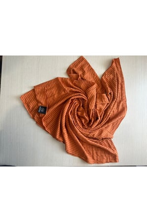 Moda Kaşmir Satır Çizgili Pamuklu Şal