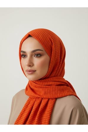 Moda Kaşmir Satır Çizgili Pamuklu Şal
