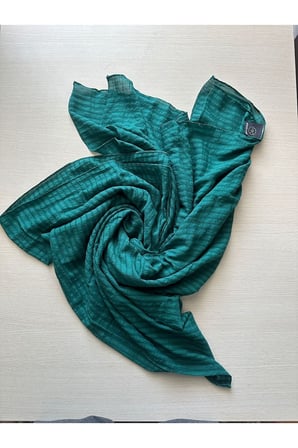 Moda Kaşmir Satır Çizgili Pamuklu Şal