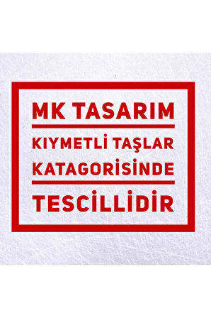 MK TASARIM GERÇEK TURKUAZ YAŞI BİLEKLİK MKT054