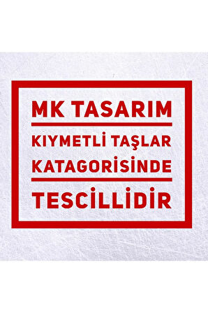 MK TASARIM Gerçek Apatit Taşi Bileklik MKT20001