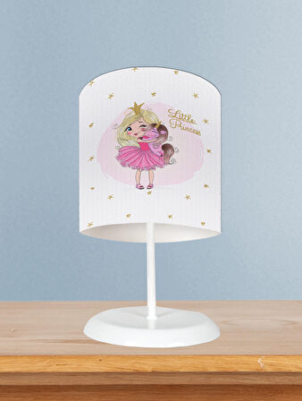 MEKTA HOME BEBEK VE ÇOCUK ODASI Little Princess Desenli Abajur