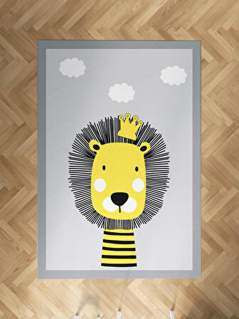 MEKTA HOME BEBEK VE ÇOCUK ODASI Aslan Desenli Halı