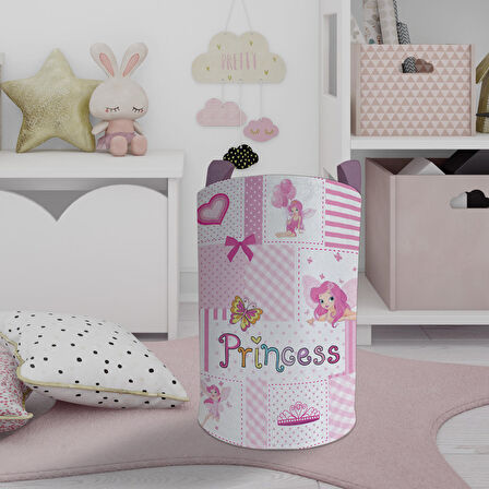 MEKTA HOME BEBEK VE ÇOCUK ODASI Princess Desenli Pembe Oyuncak Sepeti