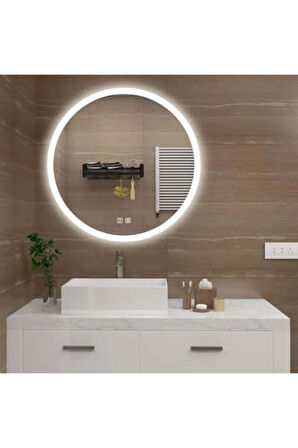 90 cm Ledli Banyo Aynası-Konsol Makyaj Aynası