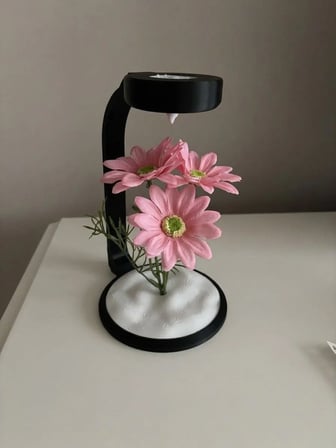 MOONLAMP Pembe Papatya Dekoratif Hediyelik Lamba