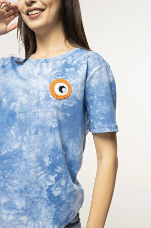 Kroşe Örgü Detaylı T-shirt