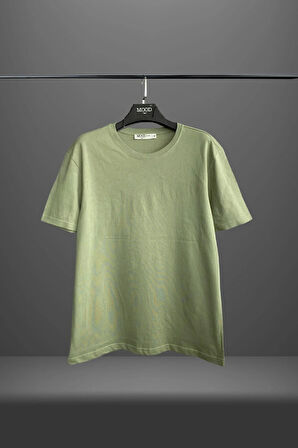 Unisex Düz %100 Pamuk Bisiklet Yaka Basic Tişört