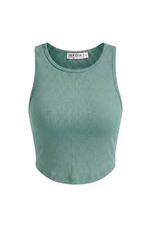Kadın Kaşkorse Oymalı Fitted Crop Top Atlet