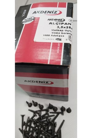 Alçıpan Vida 3.5x25 Mm Matkap Uç 1000 Adet