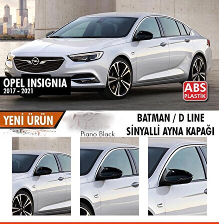 Opel İnsignia B Batman Yarasa Ayna Kapağı Piano Black / 2017-2021